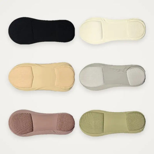 Sockveil invisible cushion socks in six colours