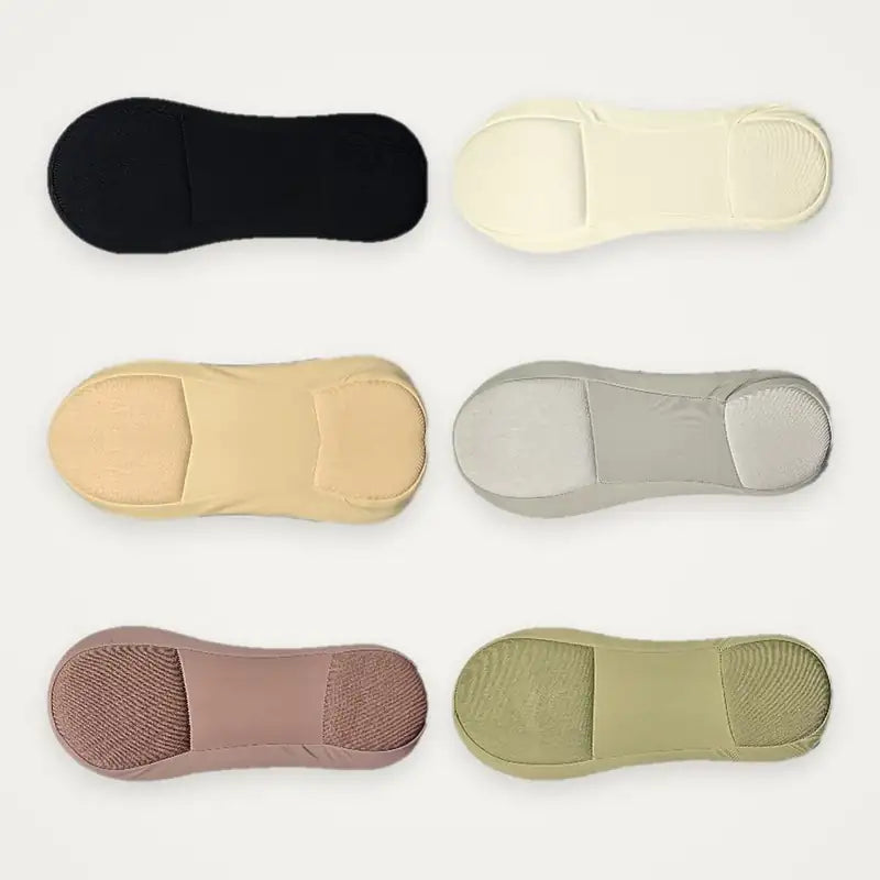 Sockveil invisible cushion socks in six colours